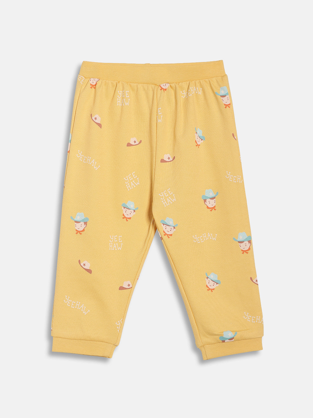 Baby Boys Printed Knit Bottoms Pack of 2, Yellow and Mint Green