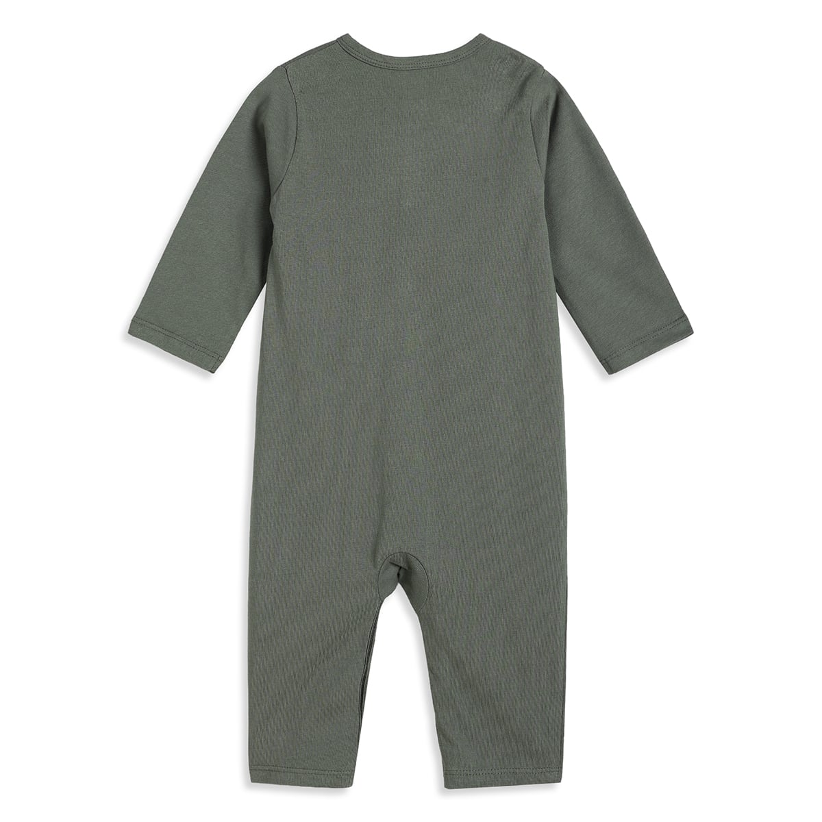 Baby Boys Olive Green And Yellow Cotton Farm Print Rompers Pack Of 2 Regular Fit Casual Wear