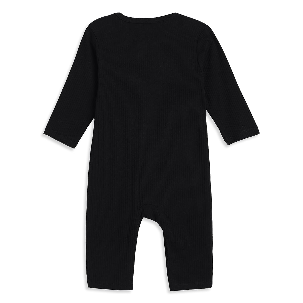 Baby Boys Cream And Black Cotton Graphic Print Rompers Pack Of 2 Regular Fit Casual Wear