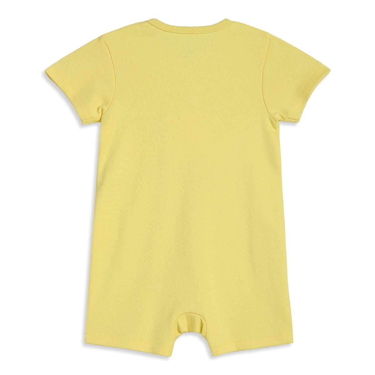 Baby Boys Yellow Cotton Printed Romper Regular Fit Casual Wear