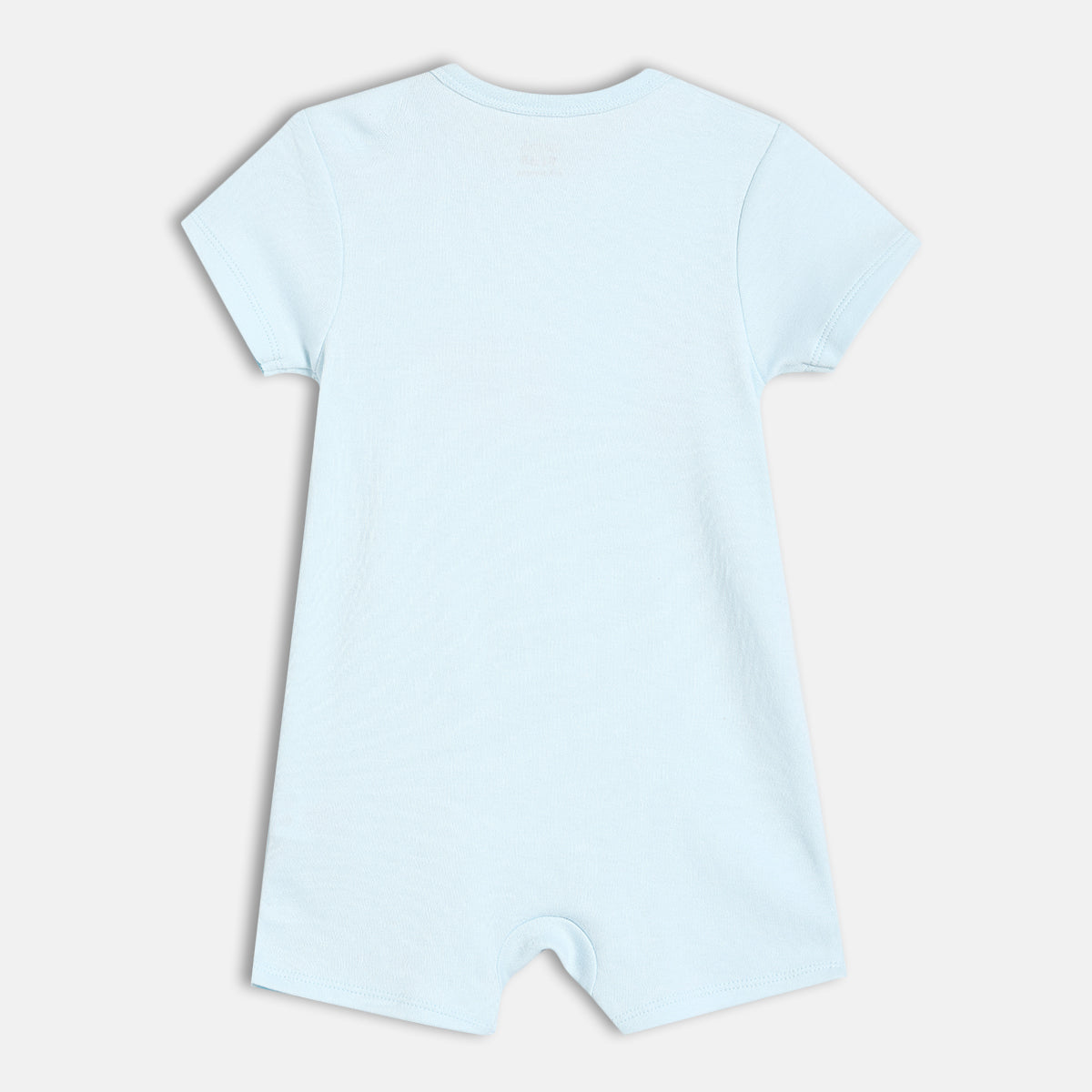 Baby Boys Graphic Printed Romper, Light Blue