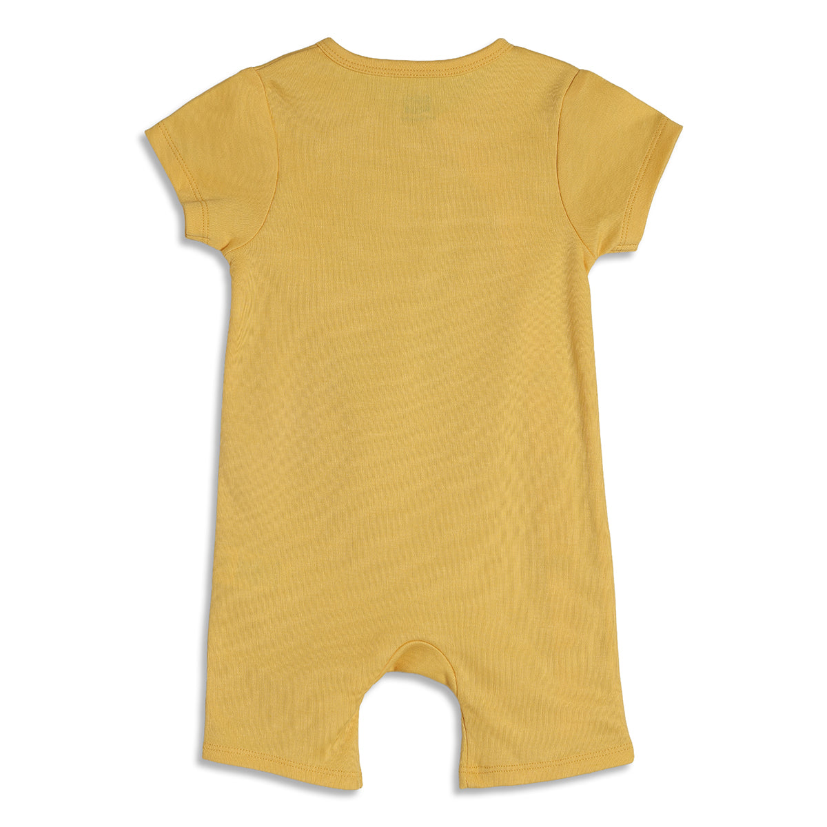 Baby Boys Printed Short Sleeve Rompers Pack of 2, Yellow and Navy Blue