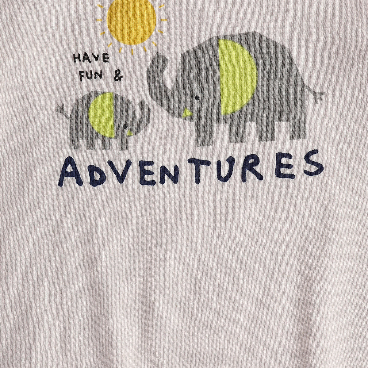 Baby Boys Cream Grey Cotton Sleepsuits Pack of 2 Everyday Wear