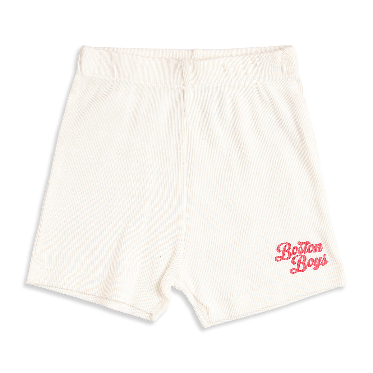 Baby Boys Pack of 2 Cotton Rib Knit Shorts with Elasticated Waistband