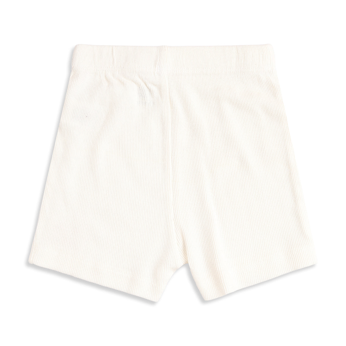 Baby Boys Pack of 2 Cotton Rib Knit Shorts with Elasticated Waistband