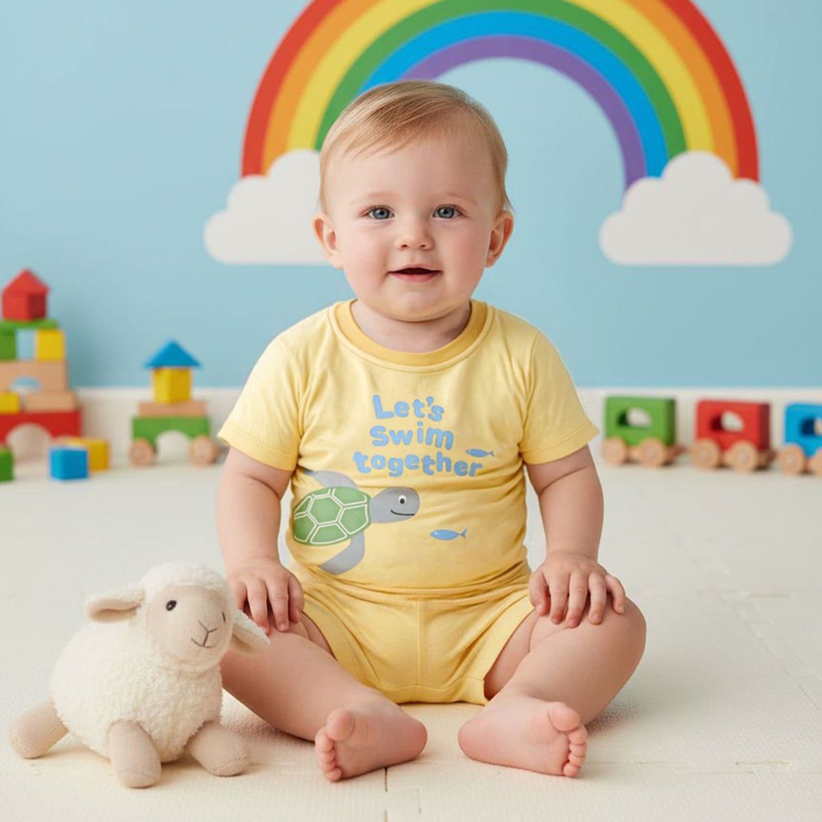 Baby Boys Solid Shorts  Pack of 2, Multicolor