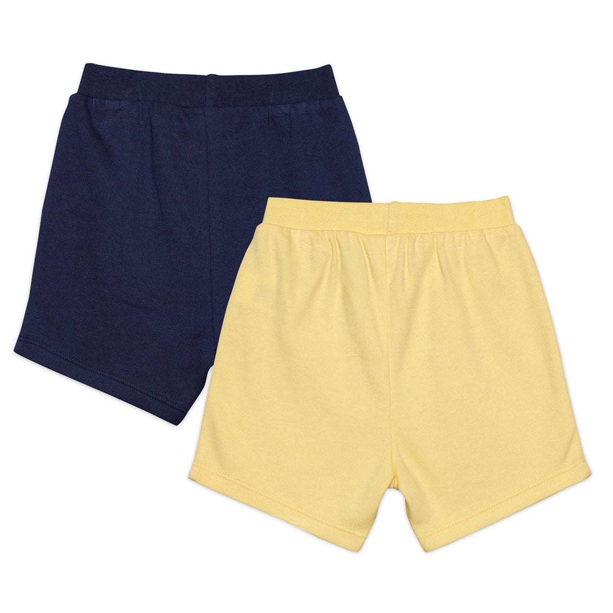 Baby Boys Solid Shorts Pack of 2, Multicolor