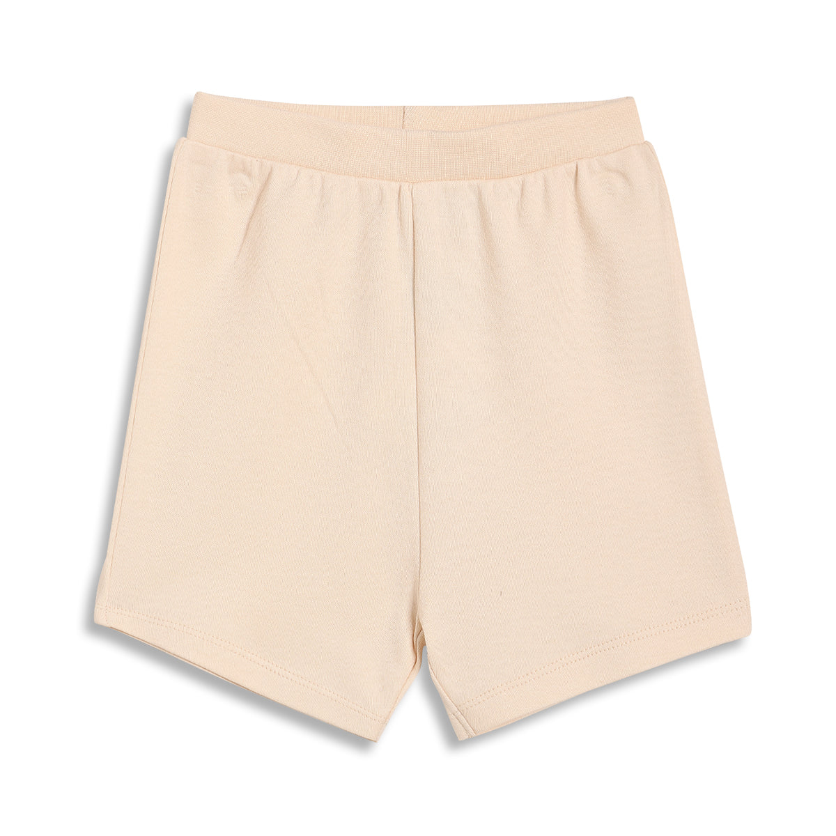 Baby Boys Checkered Print and Solid Shorts Pack of 2, Green and Beige