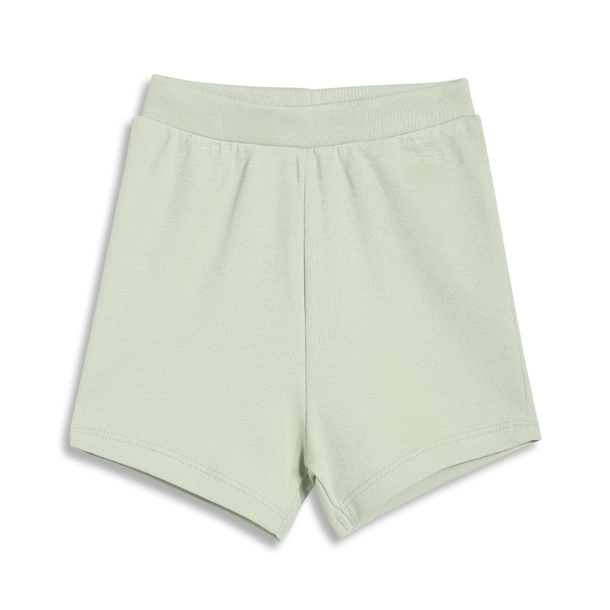 Baby Boys Bunny Print and Solid Shorts Pack of 2, Cream and Light Green