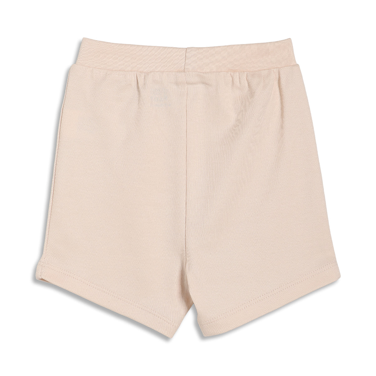 Baby Boys Striped and Solid Knit Shorts Pack of 2, White and Peach