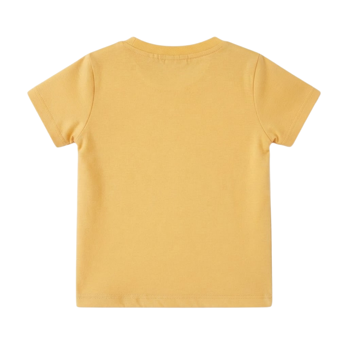 Baby Boys Yellow Cotton Baseball Graphic T-Shirt Regular Fit Casual Wear