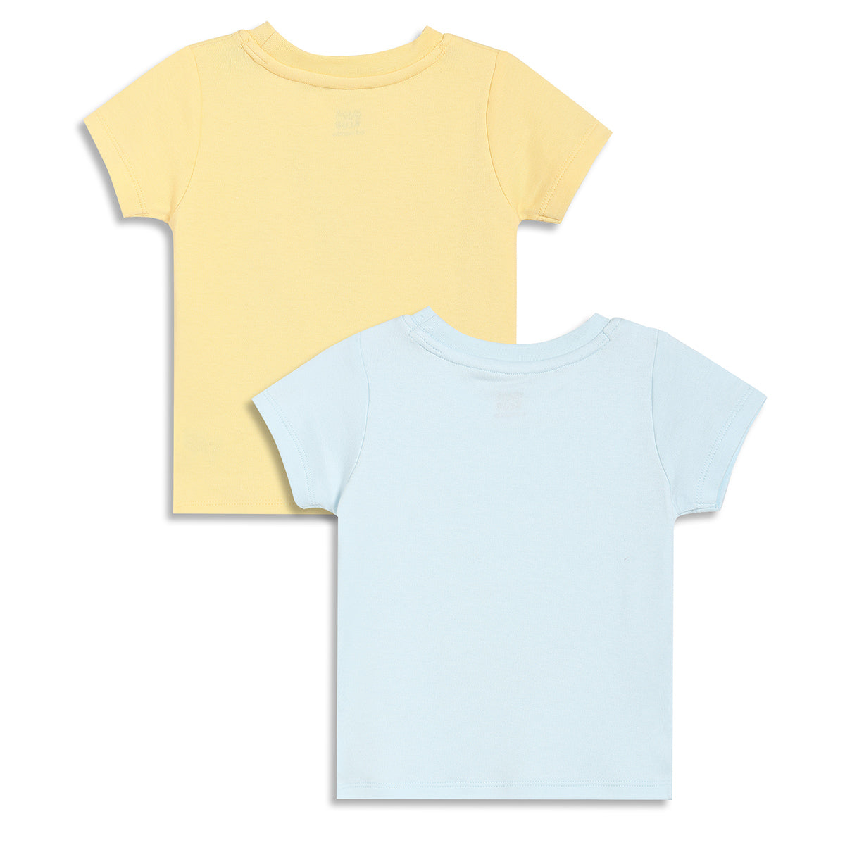 Baby Boys Sailboat and Seagull Print T-Shirts Pack of 2, Yellow and Light Blue