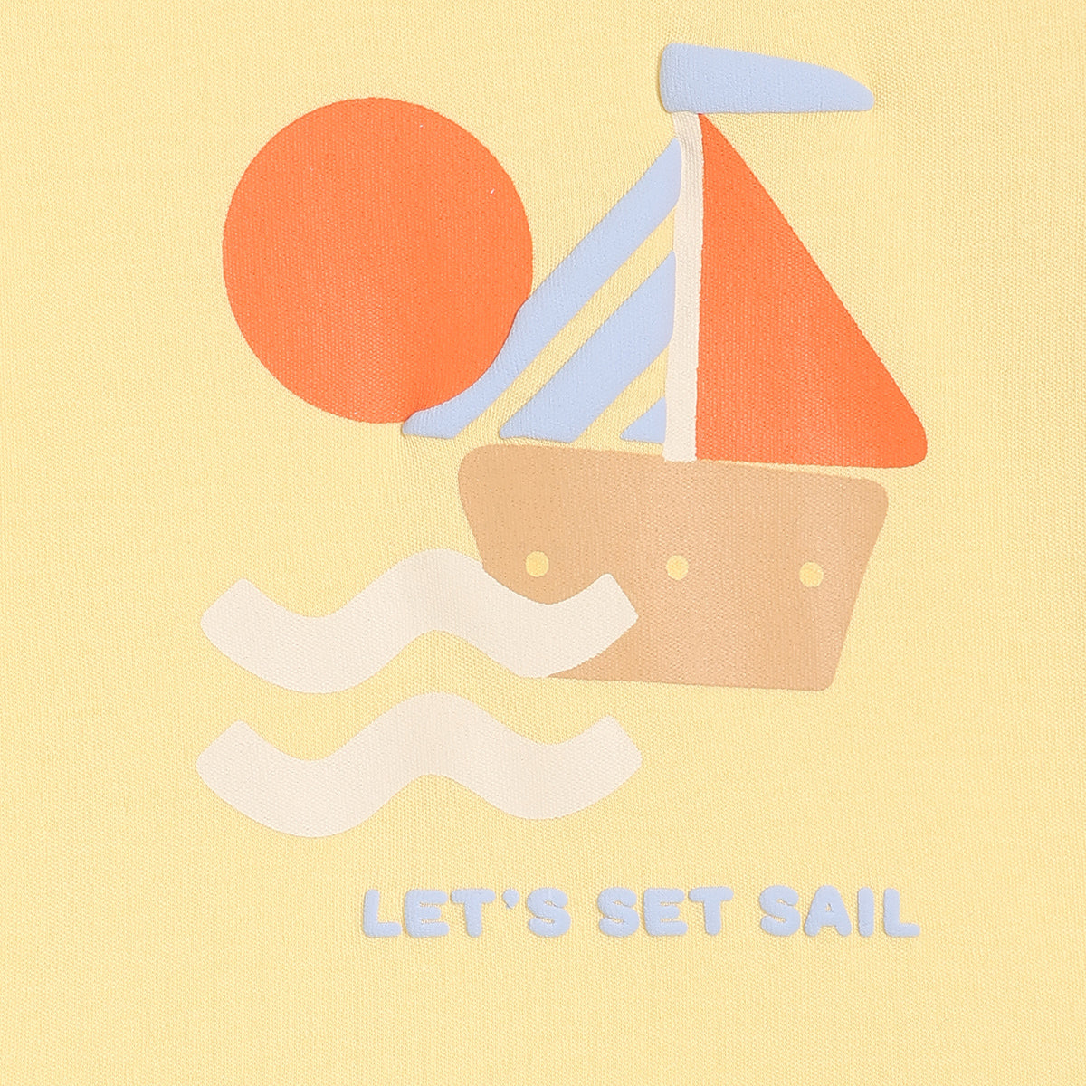 Baby Boys Sailboat and Seagull Print T-Shirts Pack of 2, Yellow and Light Blue