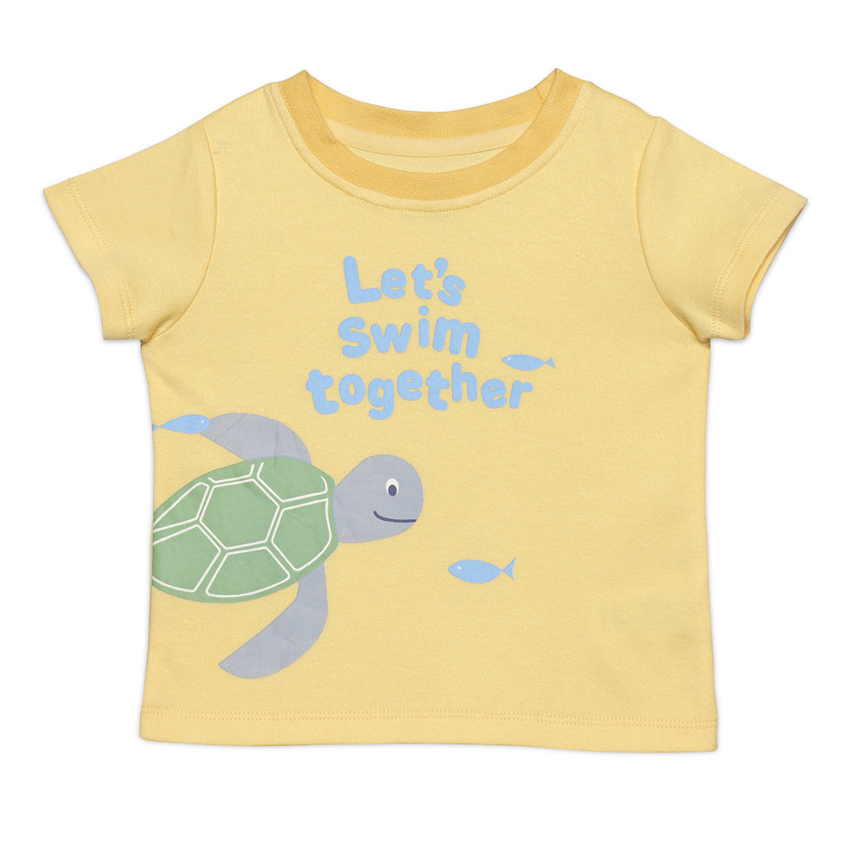 Baby Boys Text Printed T-Shirts Pack of 2 , Multicolor