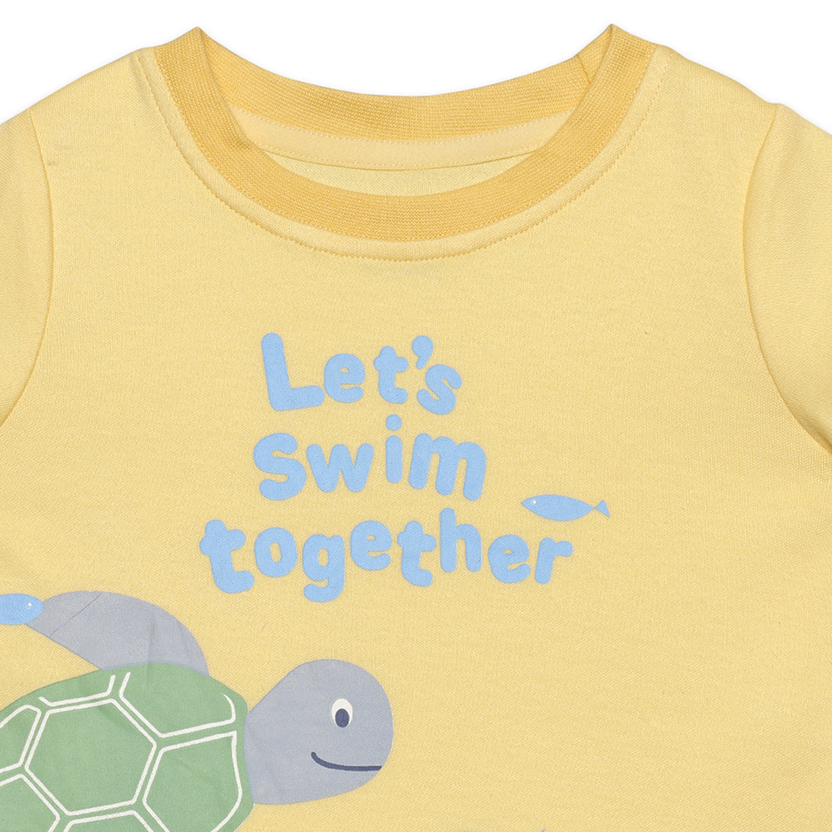 Baby Boys Text Printed T-Shirts Pack of 2 , Multicolor