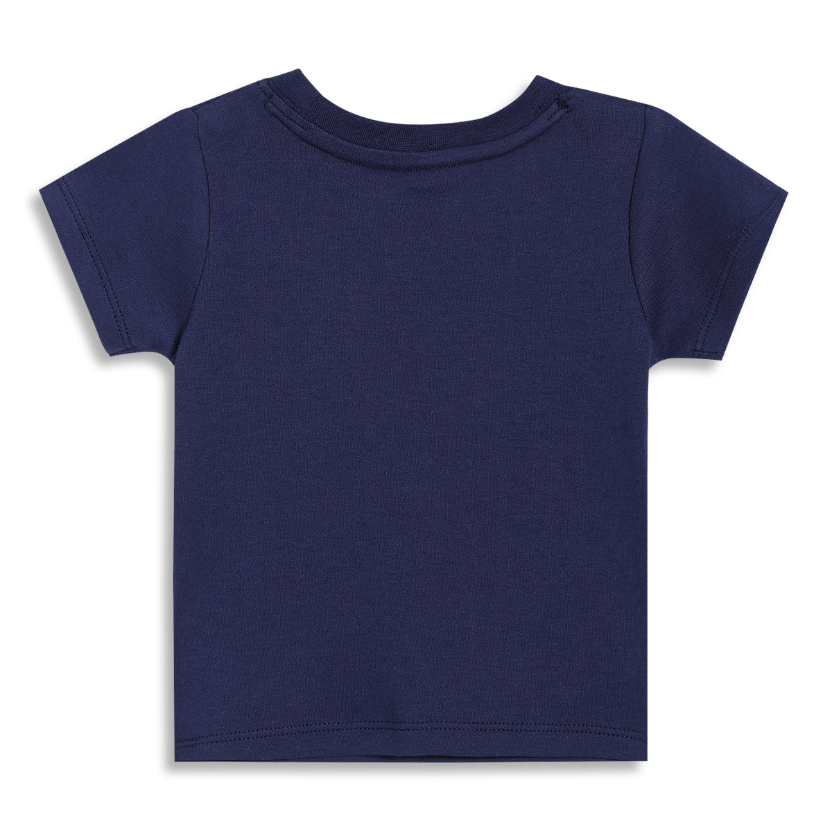 Baby Boys Graphic Print T-Shirts Pack of 2, Navy Blue and Off-White