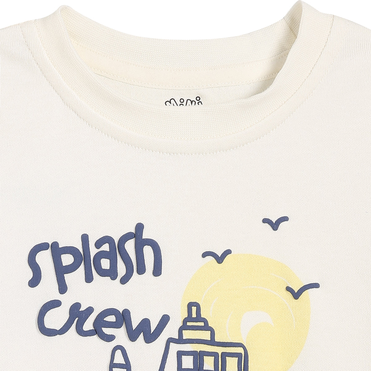 Baby Boys Graphic Print T-Shirts Pack of 2, Navy Blue and Off-White