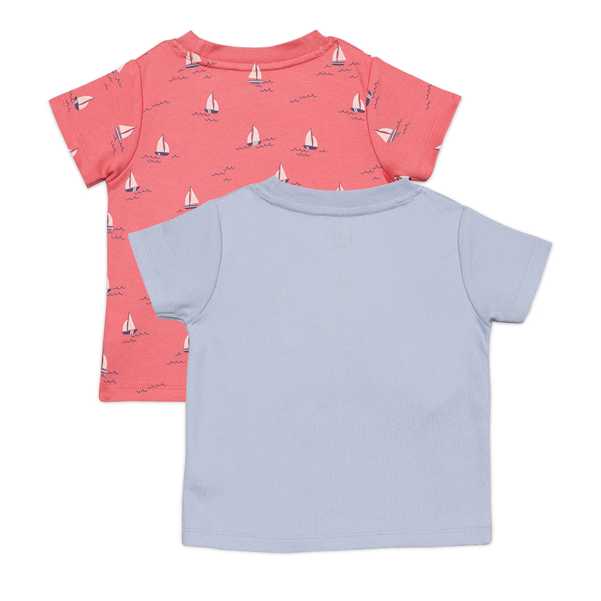 Baby Boys Beach Theme Printed T-Shirts  Pack Of 2, Multicolor