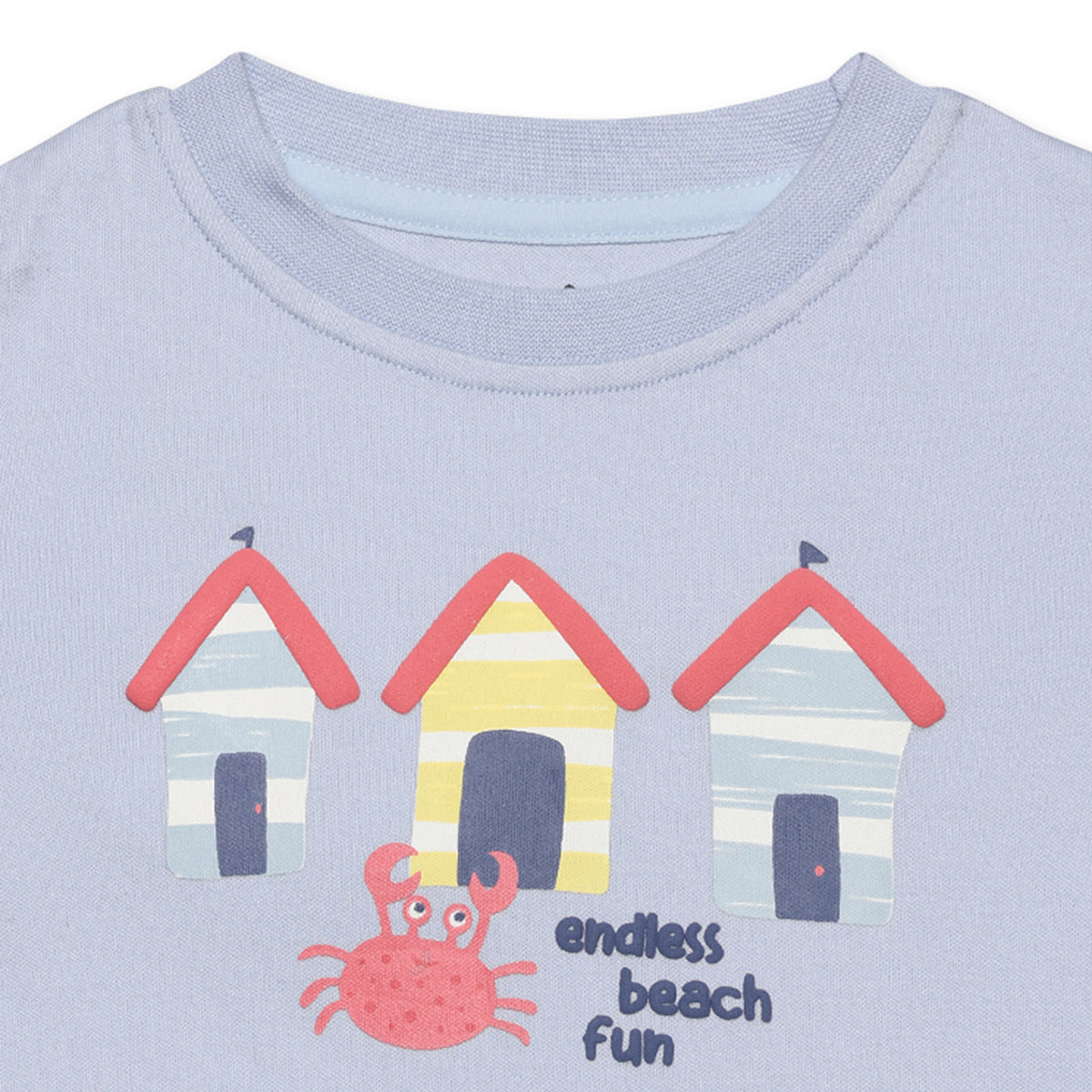 Baby Boys Beach Theme Printed T-Shirts  Pack Of 2, Multicolor
