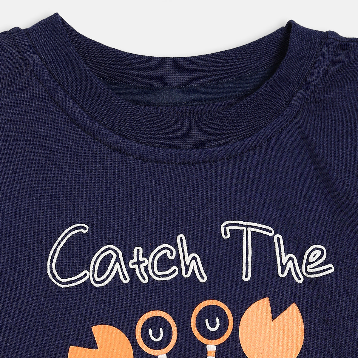 Baby Boys Crab Print T-Shirts Pack of 2, Navy Blue and Coral