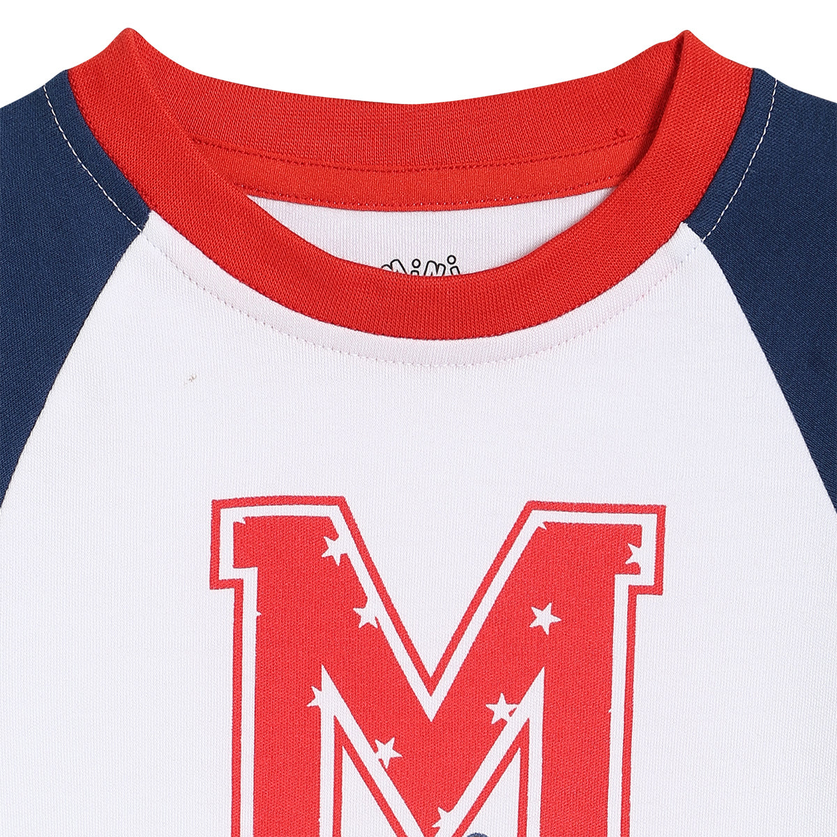 Baby Boys Sports Print and Teddy Graphic T-Shirts Pack of 2, Blue and White