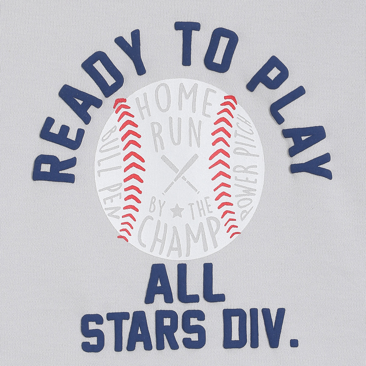 Baby Boys Printed T-Shirts Pack of 2, Red and Light Grey