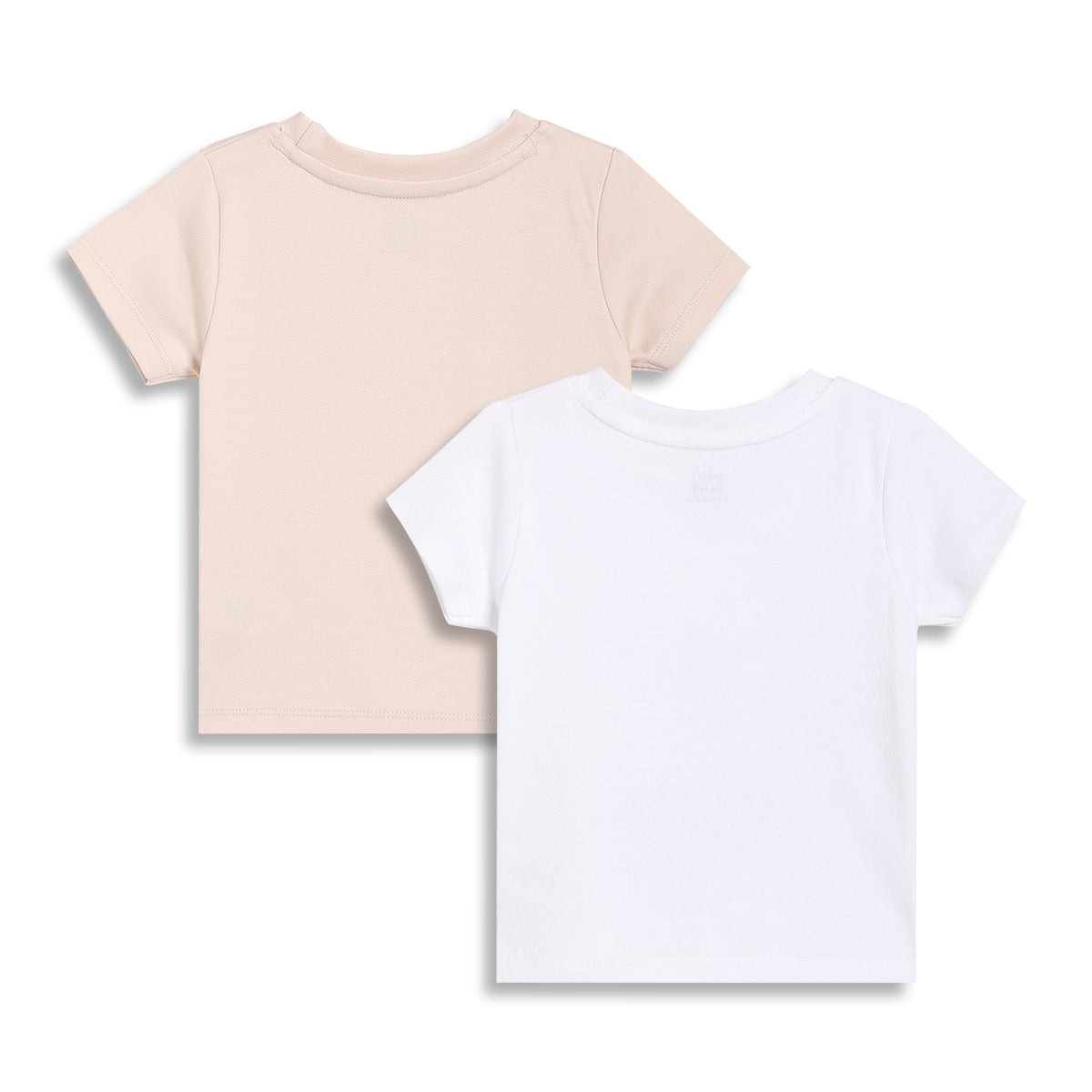 Baby Boys Cowboy Print T-Shirts Pack of 2, Peach and White