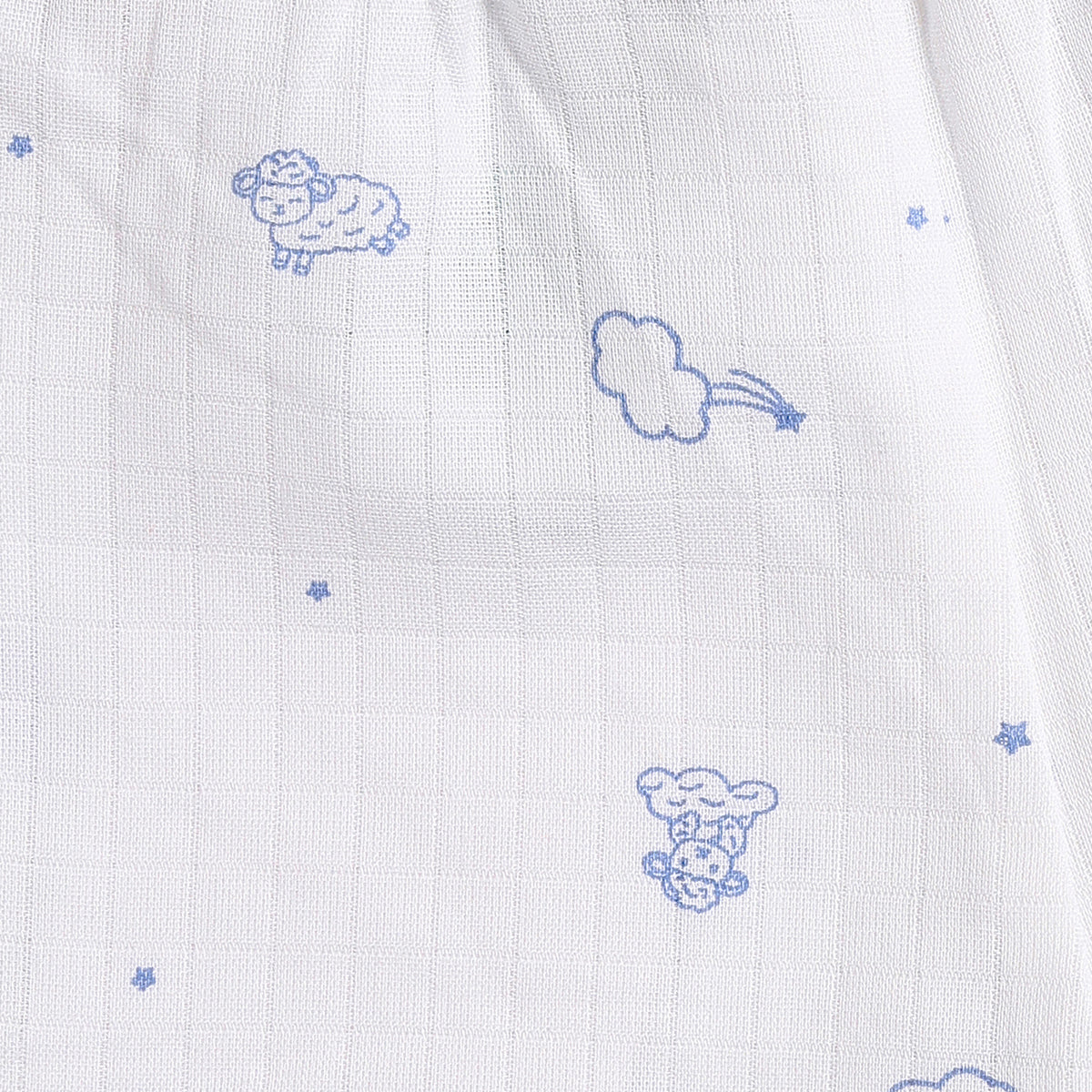 Baby Boys White Printed Cotton Shorts Pack of 2 Regular Fit Casual Shorts