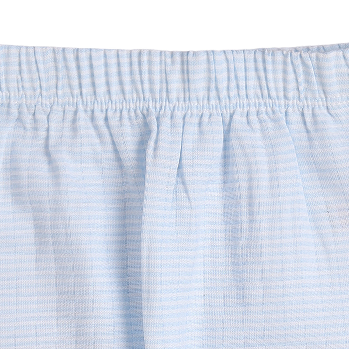 Baby Boys Pack of 2 Printed Muslin Jogger Pants Regular Fit Casual Bottomwear - Light Blue & Yellow