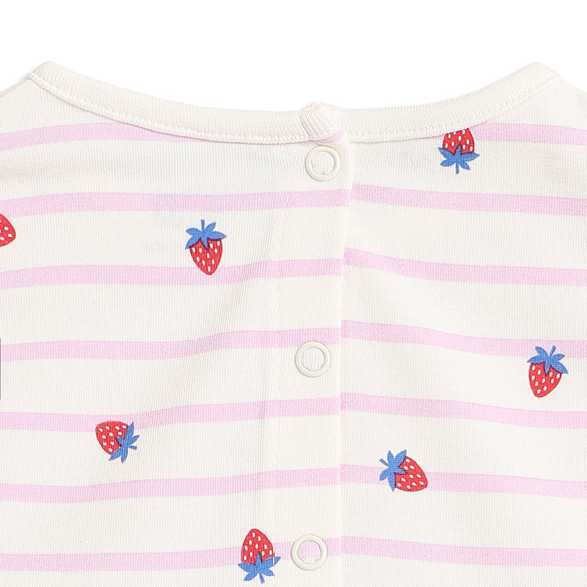 Baby Girls Pack of 2 Strawberry Print Cotton Dresses Regular Fit Casual Dresses
