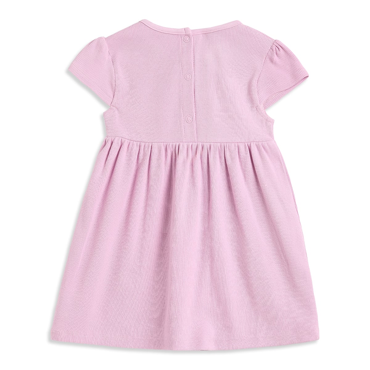 Baby Girls Pack of 2 Strawberry Print Cotton Dresses Regular Fit Casual Dresses