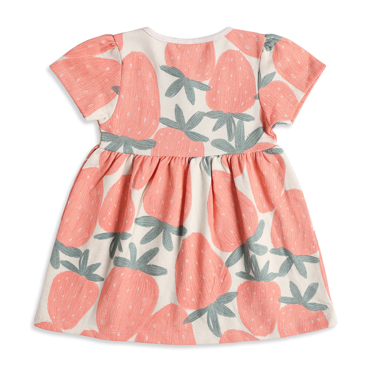 Baby Girls Pack of 2 Printed Cotton Fit & Flare Casual Dresses