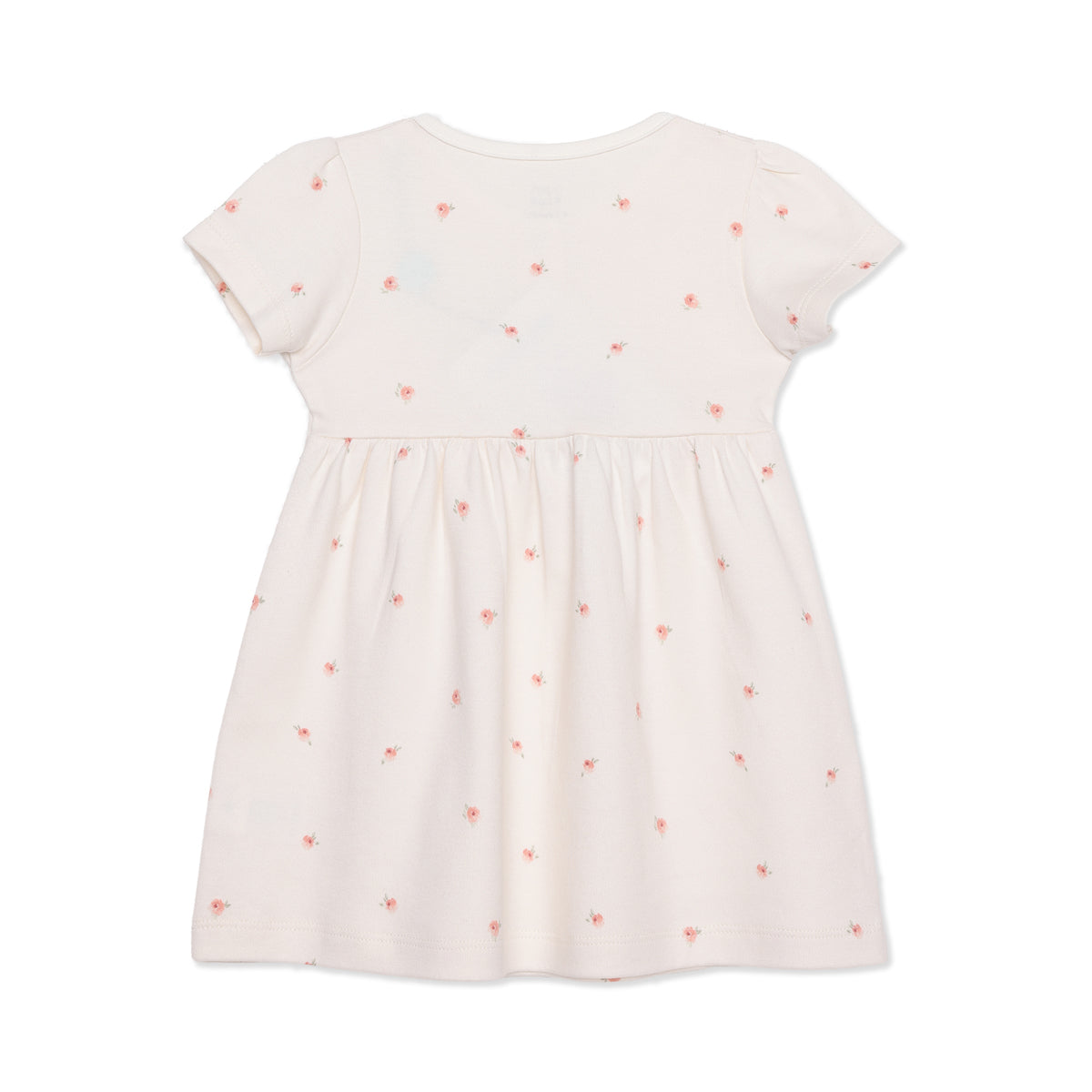 Baby Girls Pink and Off-White Cotton Dresses Pack of 2 Regular Fit Casual Wear