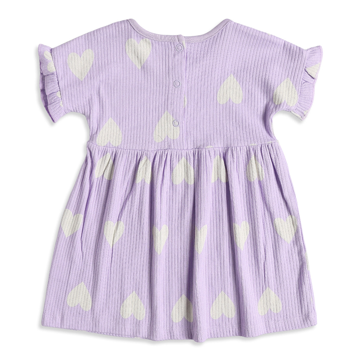Baby Girls Pack of 2 Printed Cotton Fit & Flare Casual Dresses