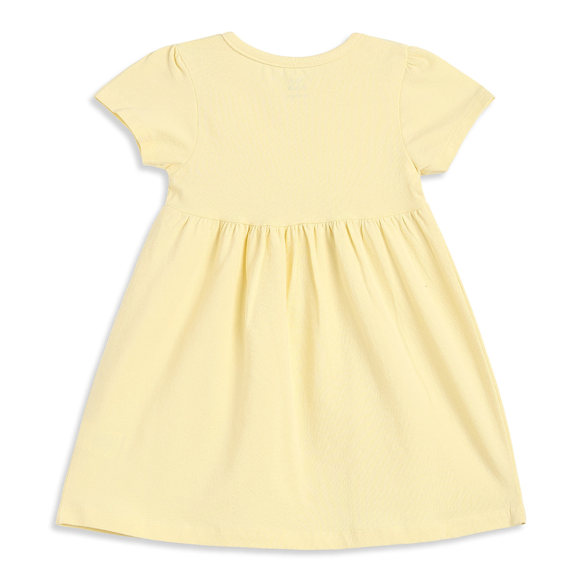 Baby Girls Yellow And Cream Cotton Printed Dresses Pack Of 2 Regular Fit Casual Wear