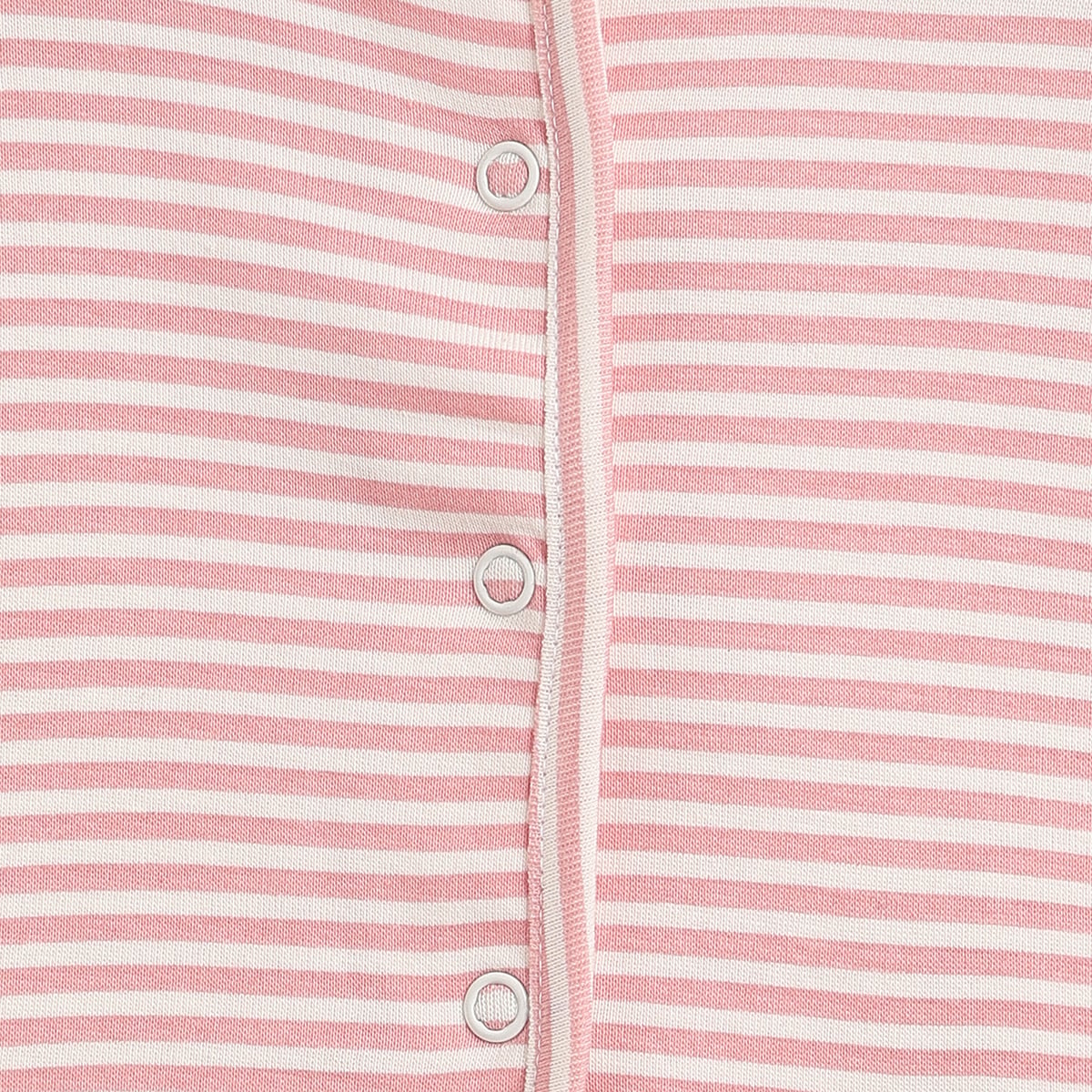 Baby Girls Pink Floral & Striped Cotton Front Open Vest Pack of 2 Regular Fit Casual Baby Vests