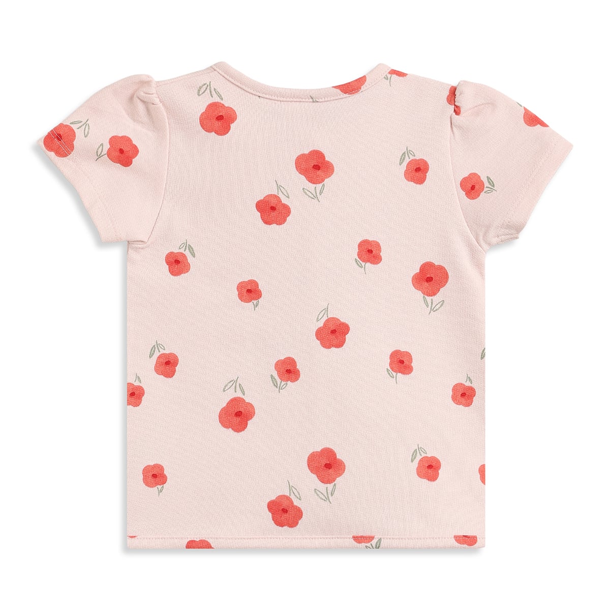 Baby Girls Pink Floral & Striped Cotton Front Open Vest Pack of 2 Regular Fit Casual Baby Vests