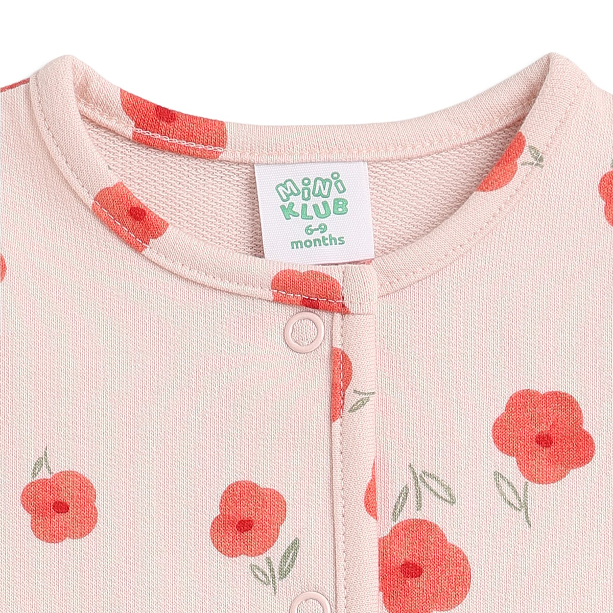 Baby Girls Pink Floral & Striped Cotton Front Open Vest Pack of 2 Regular Fit Casual Baby Vests