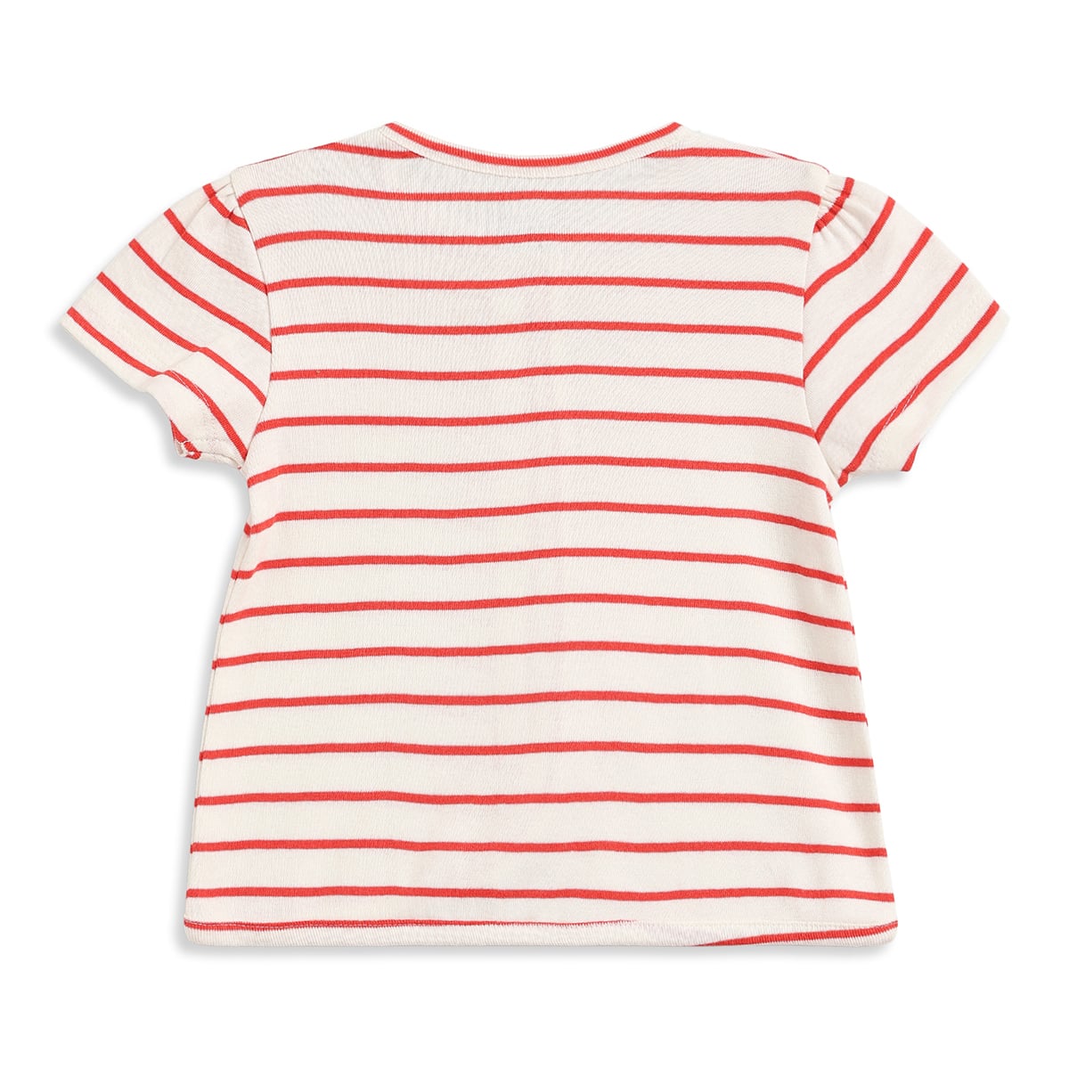 Baby Girls Red & White Striped Cotton Front Open Vest Pack of 2 Regular Fit Casual Baby Vests
