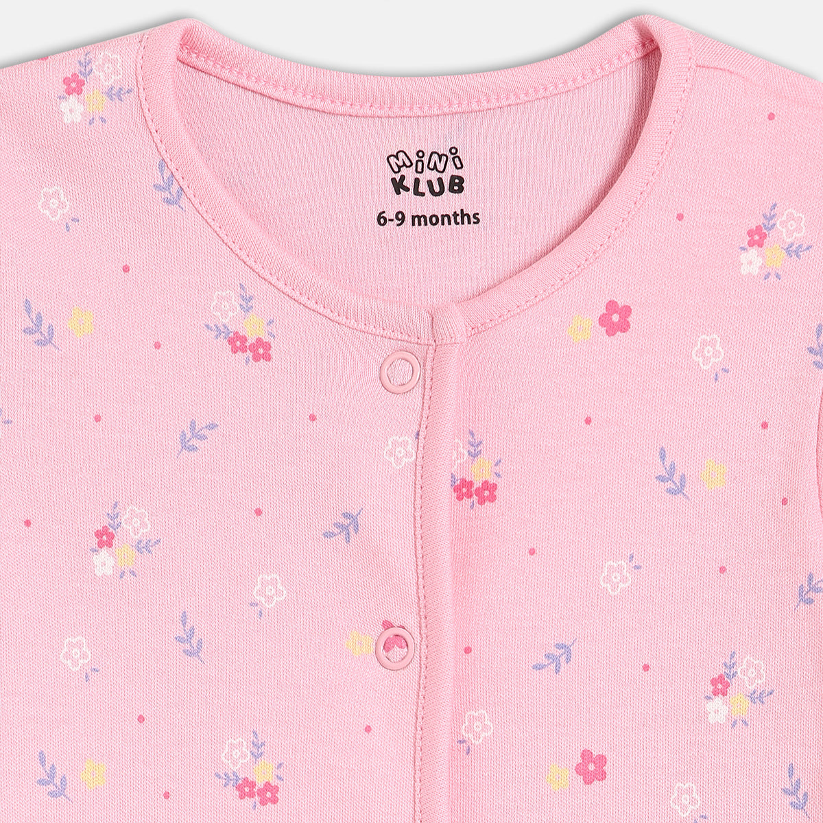 Baby Girls Printed Front Open Vest Pack of 2, Lavender & Pink