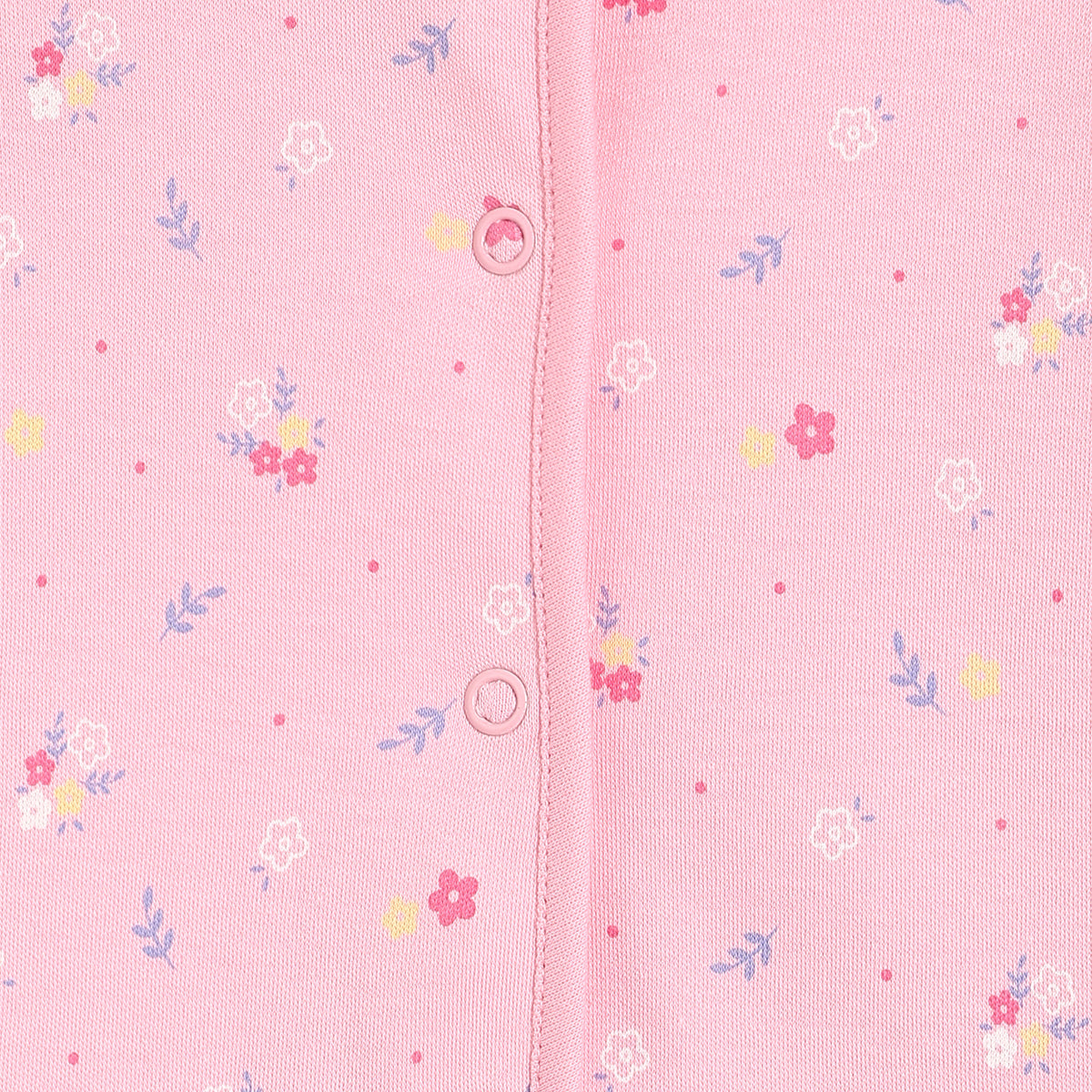 Baby Girls Printed Front Open Vest Pack of 2, Lavender & Pink