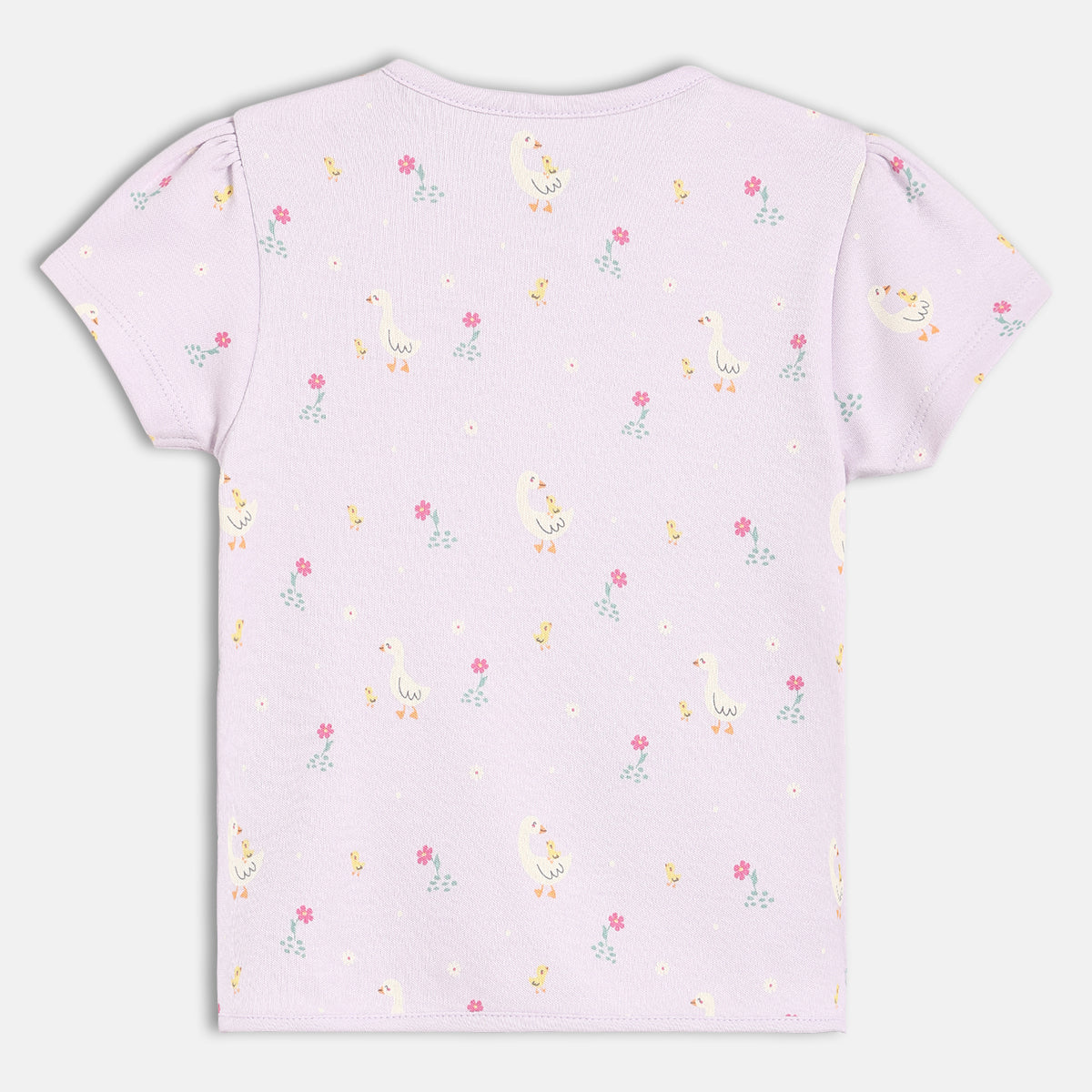 Baby Girls Printed Front Open Vest Pack of 2, Lavender & Pink