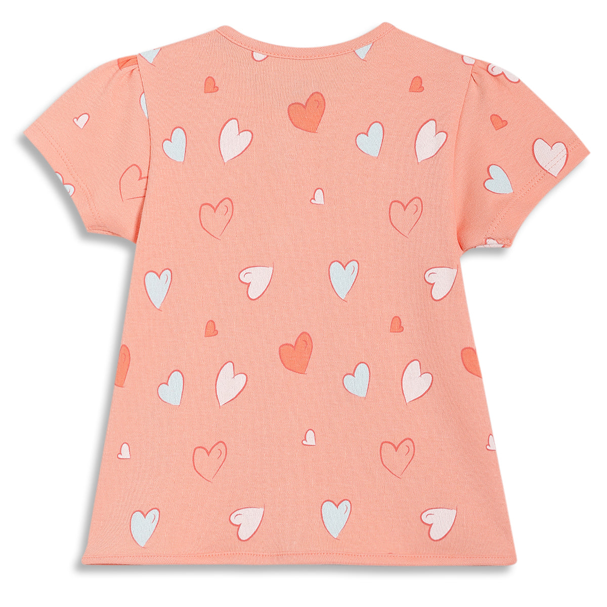 Baby Girls Boots and Spurs Print Front Open Vest Pack of 2, White and Peach