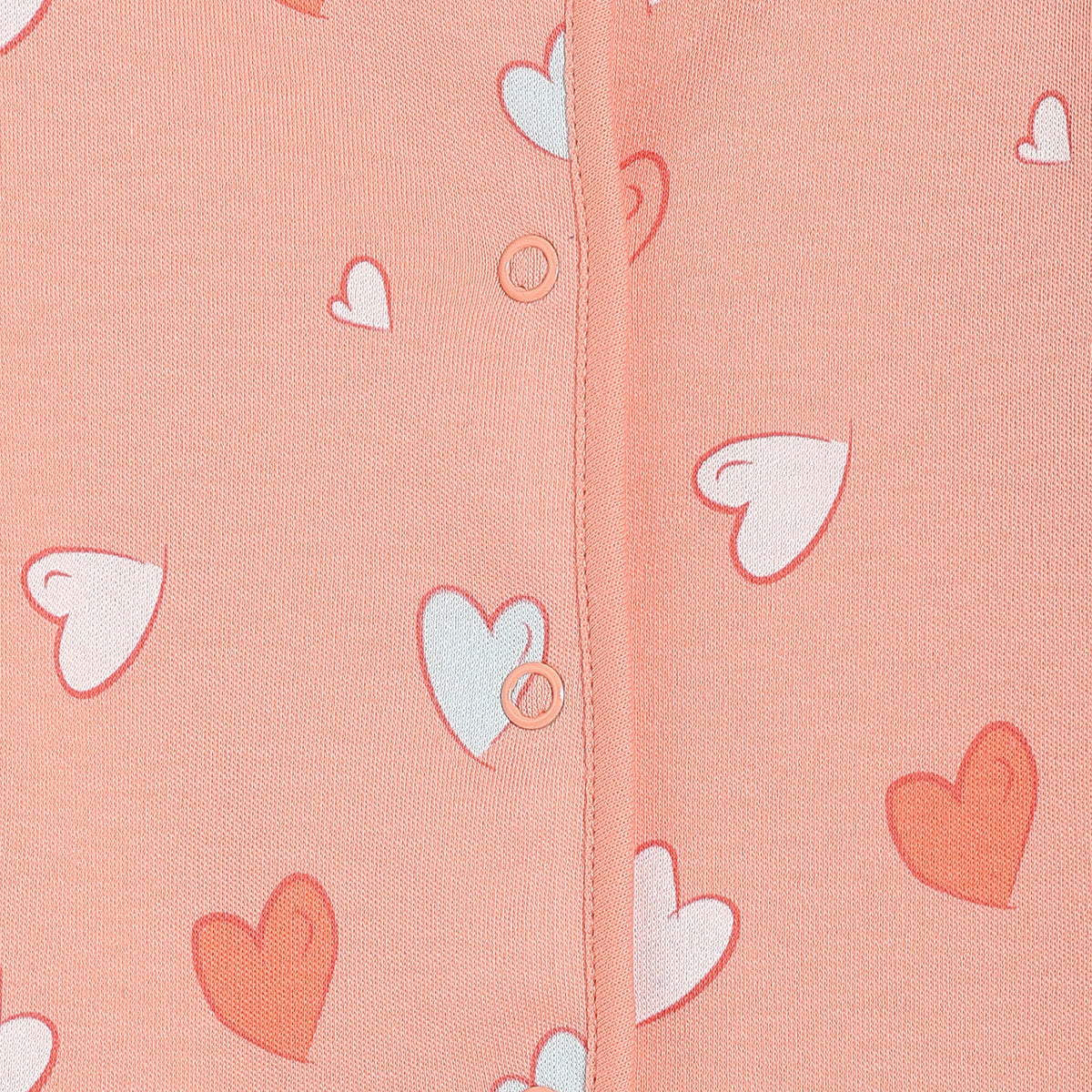 Baby Girls Boots and Spurs Print Front Open Vest Pack of 2, White and Peach