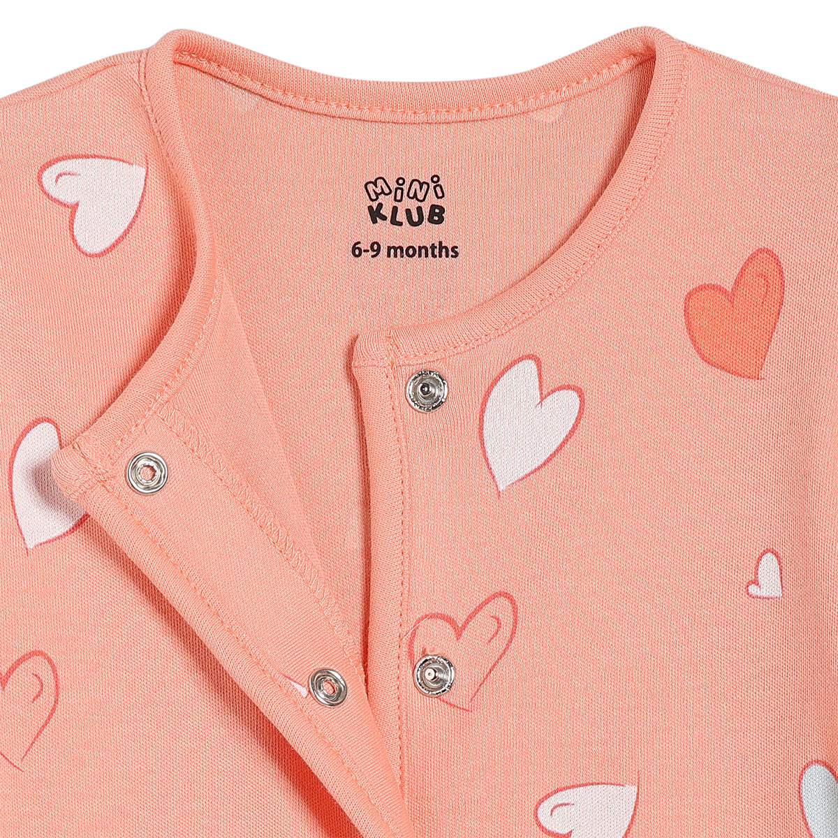 Baby Girls Boots and Spurs Print Front Open Vest Pack of 2, White and Peach