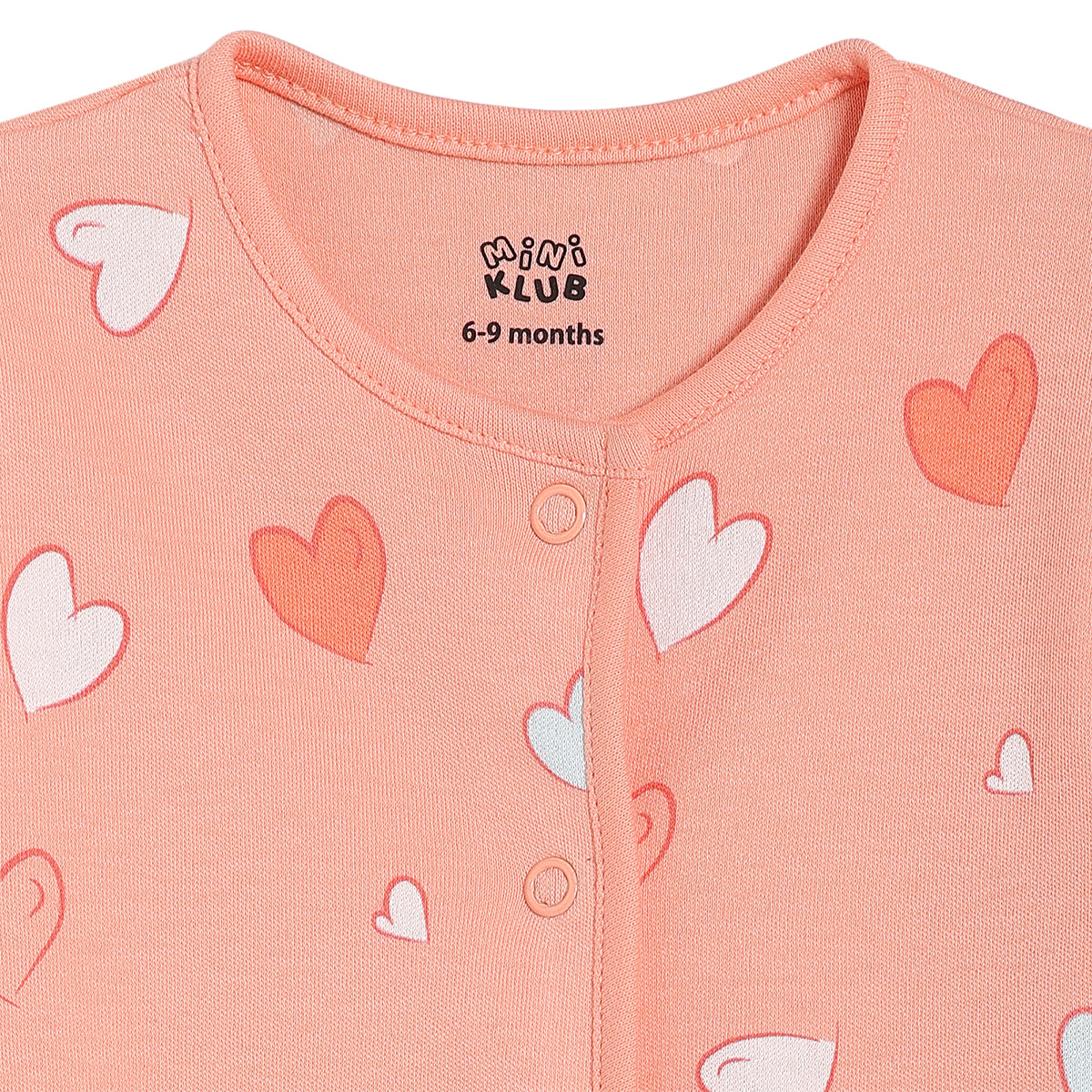 Baby Girls Boots and Spurs Print Front Open Vest Pack of 2, White and Peach