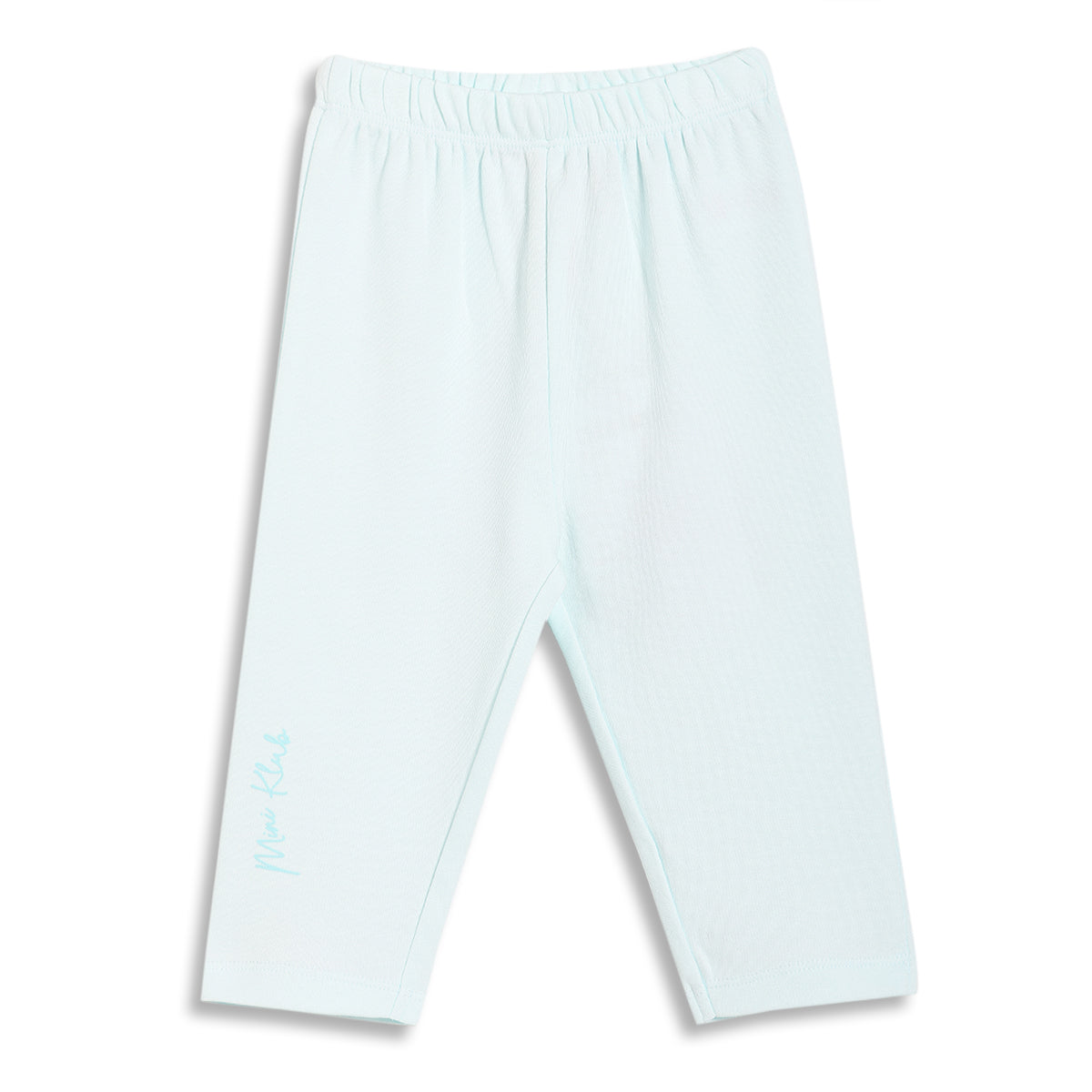 Baby Girls Bow Print and Solid Leggings Pack of 2, Peach & Mint Green