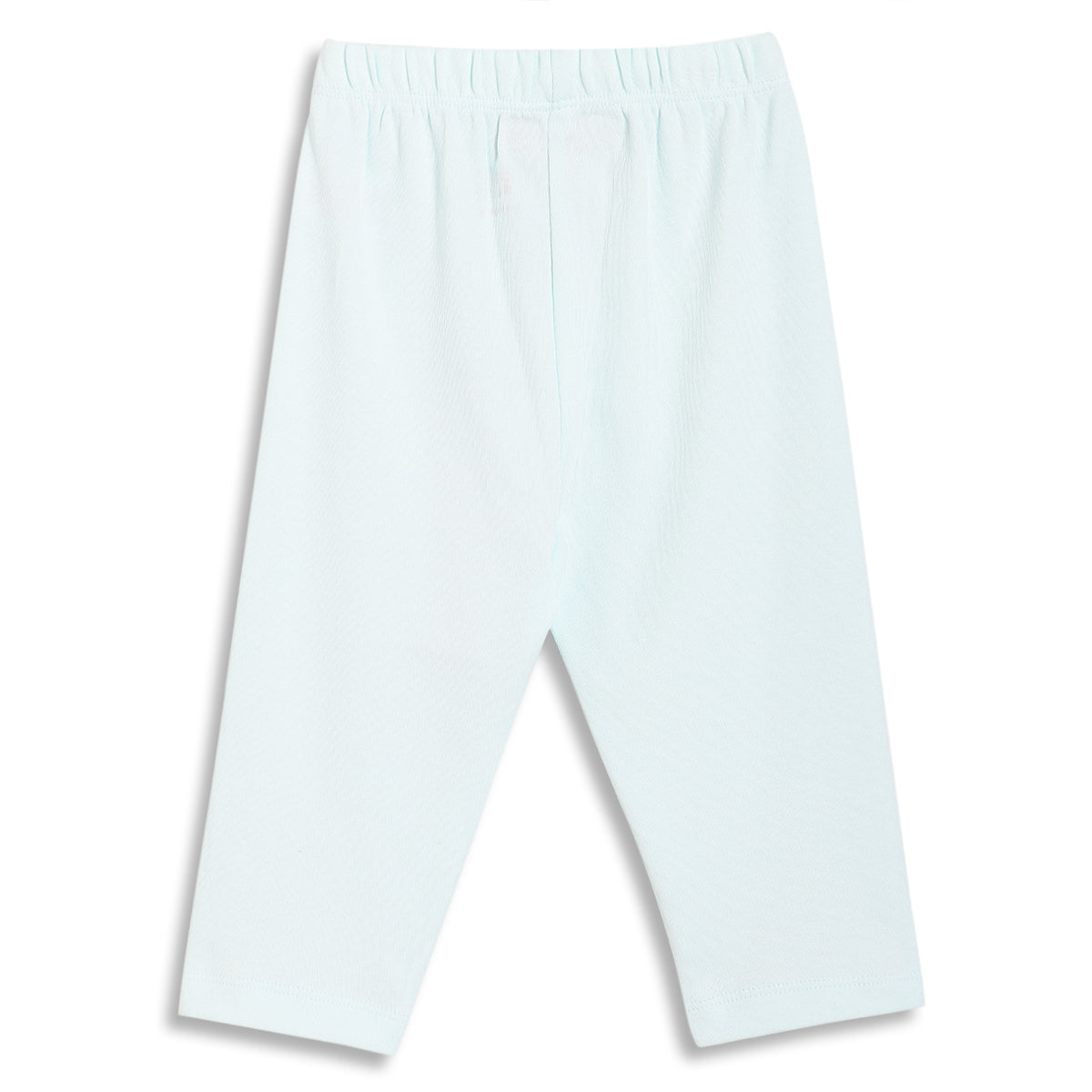 Baby Girls Bow Print and Solid Leggings Pack of 2, Peach & Mint Green