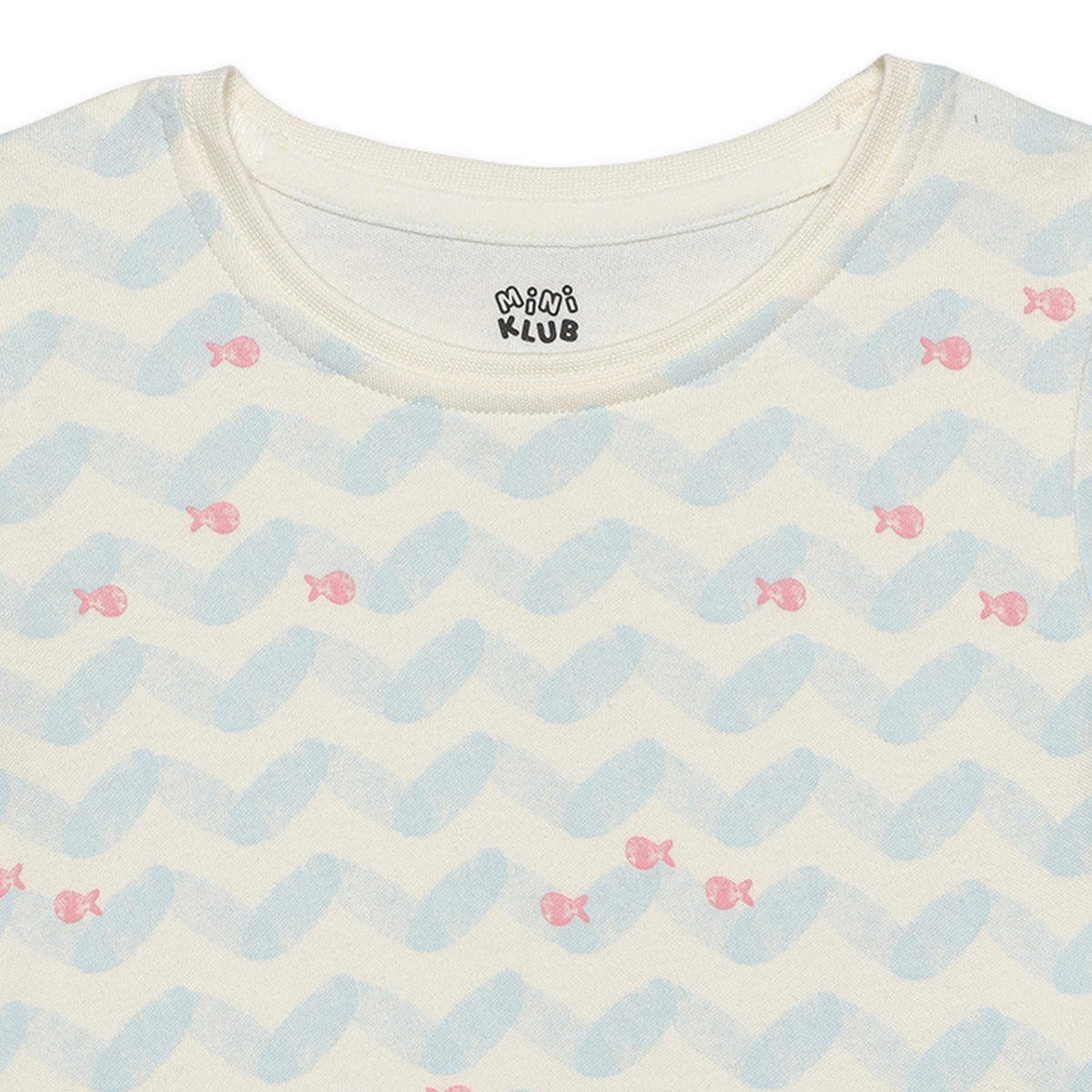 Baby Girls Sea Life Printed T-Shirts Pack Of 2, Multicolor