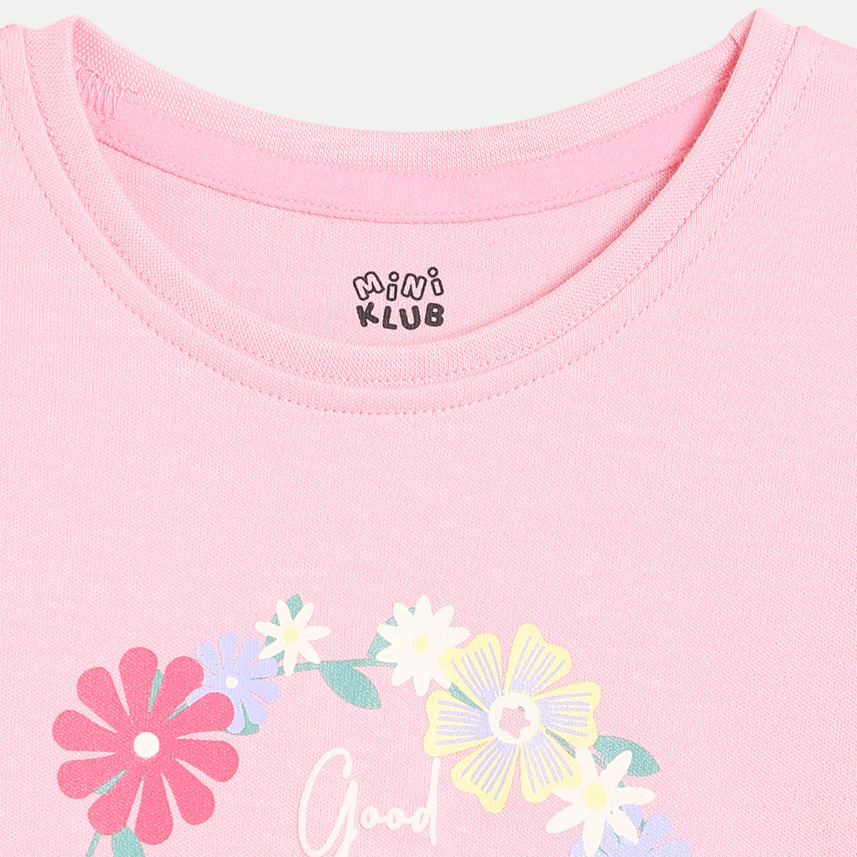 Baby Girls Printed Tops Pack Of 2, Pink And Light Lilac